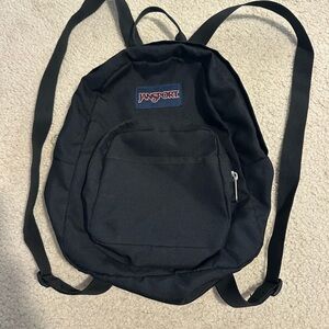 JanSport Black Backpack Mini